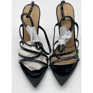 Pretty Little Thing Ankle Strap Stiletto Heels 6